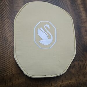 Swan Logo Beige Duffel Bag